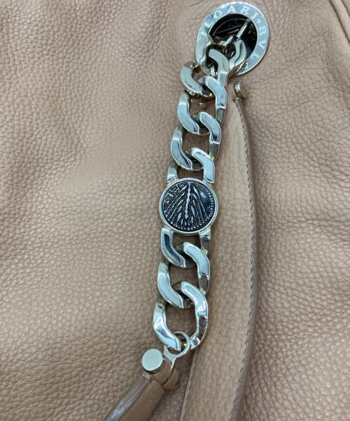 BVLGARI（ブルガリ）BVLGARI (ブルガリ) モネーテ コインチェーン トートバッグ ブラウンの古着・服飾アイテム