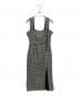 ROSY LUCE（ロージールーチェ）の古着「CLASSIC LADY DRESS - CHECK ワンピース」｜ホワイト×ブラック