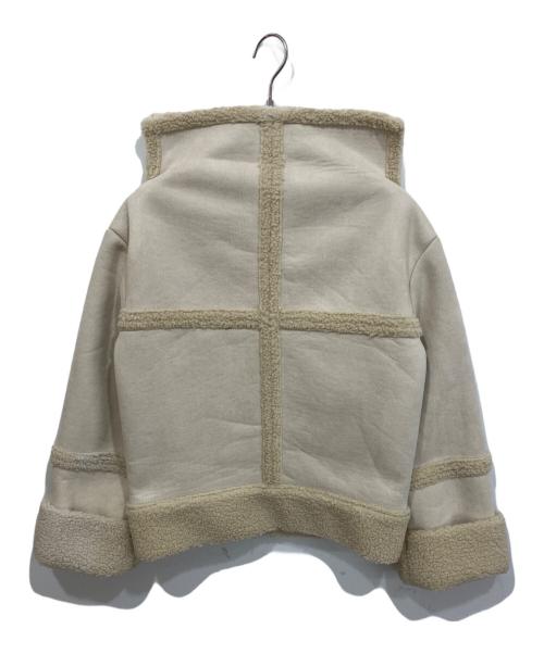 ANDMARY（アンドマリー）ANDMARY (アンドマリー) フェイクムートンジャケット ベージュ サイズ:Fの古着・服飾アイテム