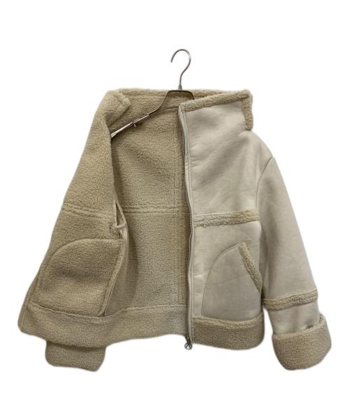 ANDMARY（アンドマリー）ANDMARY (アンドマリー) フェイクムートンジャケット ベージュ サイズ:Fの古着・服飾アイテム