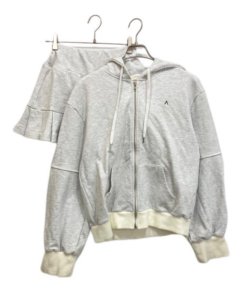 ANDMARY（アンドマリー）andmary (アンドマリー) Adele hoodie set up セットアップ グレー サイズ:freeの古着・服飾アイテム