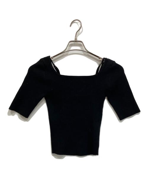 ANDMARY（アンドマリー）andmary (アンドマリー) Mew frill tops ブラック サイズ:freeの古着・服飾アイテム