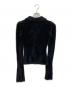 THEREDTHREAD (ザレッドスレッド) S fluffy knit tops ニットカーディガン ブラック サイズ:free：6000円