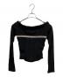 andmary (アンドマリー) Della ribbon tops pink ブラック サイズ:free：6000円
