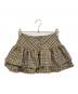 ANDWANG（アンドワン）の古着「classical frill mini skirt ミニスカート」｜ブラウン