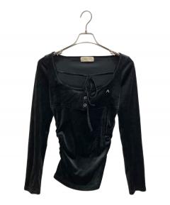 中古・古着通販】andmary (アンドマリー) Paula lacey chiffon tops