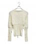THEREDTHREAD (ザレッドスレッド) S contrast zip knit ホワイト サイズ:free：8000円