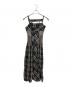 andmary (アンドマリー) Nadia check long dress ホワイト×ブラック サイズ:free：6000円