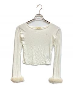中古・古着通販】andmary (アンドマリー) Paula lacey chiffon tops