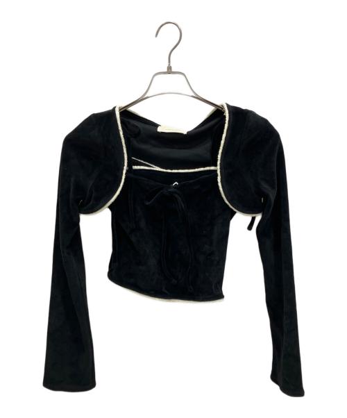 ANDMARY（アンドマリー）andmary (アンドマリー) Mila cardigan set セットアップ ブラック サイズ:freeの古着・服飾アイテム
