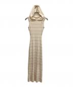ANDMARYアンドマリー）の古着「Connie long dress」｜アイボリー×ベージュ