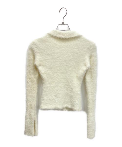 THEREDTHREAD（ザレッドスレッド）THEREDTHREAD (ザレッドスレッド) S fluffy knit tops アイボリー サイズ:freeの古着・服飾アイテム
