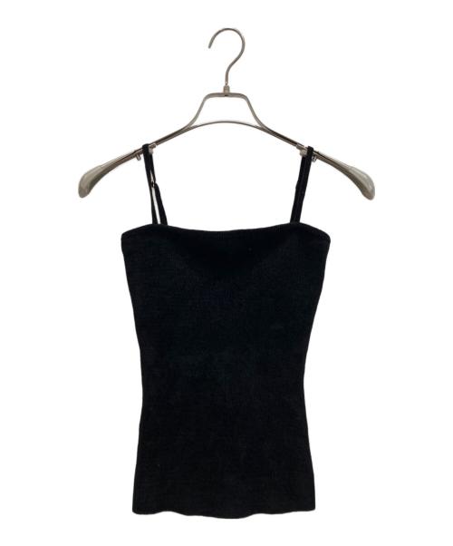 ANDMARY（アンドマリー）ANDMARY (アンドマリー) Emma knit flare cardigan set セットアップ ブラック サイズ:Fの古着・服飾アイテム