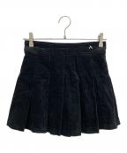 ANDMARYアンドマリー）の古着「Amanda pleats skirt ミニスカート」｜ブラック