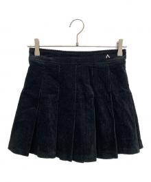 ANDMARY（アンドマリー）の古着「Amanda pleats skirt ミニスカート」｜ブラック