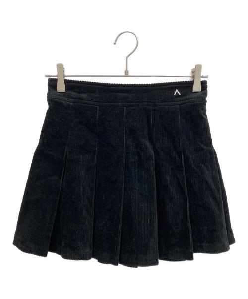 ANDMARY（アンドマリー）andmary (アンドマリー) Amanda pleats skirt ミニスカート ブラック サイズ:Mの古着・服飾アイテム