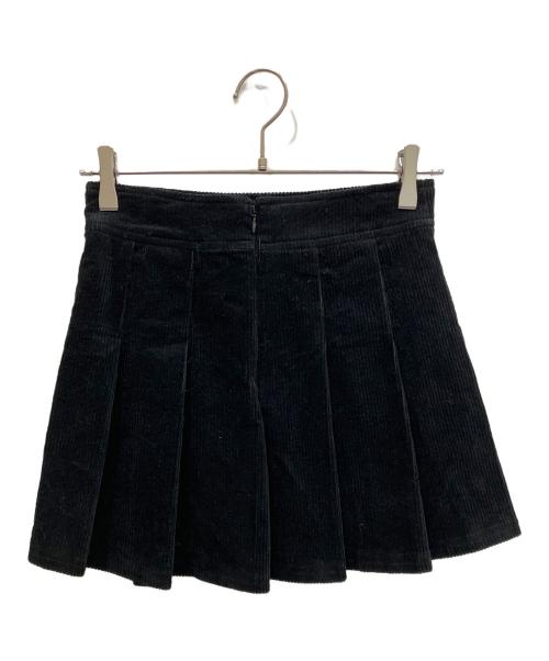 ANDMARY（アンドマリー）andmary (アンドマリー) Amanda pleats skirt ミニスカート ブラック サイズ:Mの古着・服飾アイテム