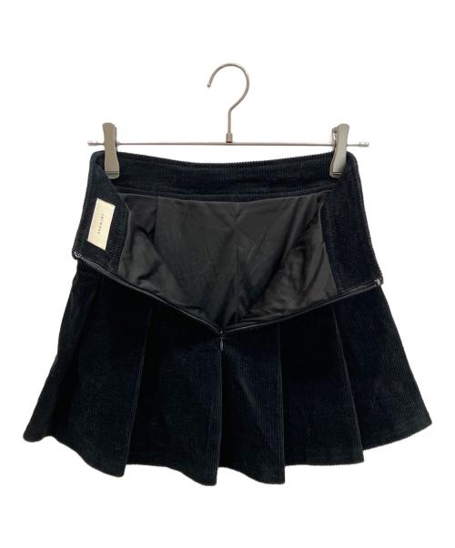 ANDMARY（アンドマリー）andmary (アンドマリー) Amanda pleats skirt ミニスカート ブラック サイズ:Mの古着・服飾アイテム