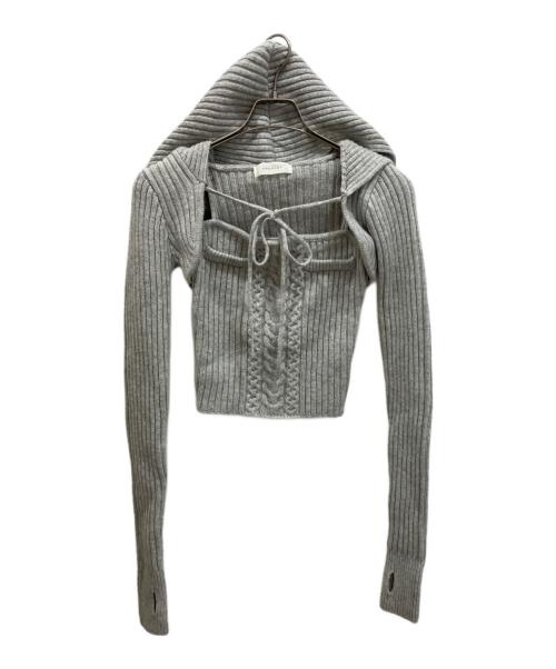 ANDMARY（アンドマリー）andmary (アンドマリー) Hazel knit set セットアップ グレー サイズ:freeの古着・服飾アイテム