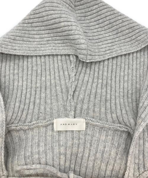 ANDMARY（アンドマリー）andmary (アンドマリー) Hazel knit set セットアップ グレー サイズ:freeの古着・服飾アイテム
