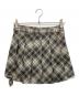 andmary (アンドマリー) Sonia lace up mini skirt ミニスカート ベージュ×ブラウン サイズ:Ｍ：6000円