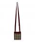 BURBERRY (バーバリー) ノバチェックショルダーバッグ ベージュ×レッド：20000円