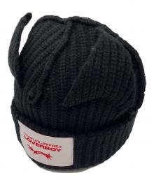 CHARLES JEFFREY LOVERBOY（チャールズ ジェフリー ラバーボーイ）の古着「Chunky Ears Beanie/ニットキャップ」｜ブラック