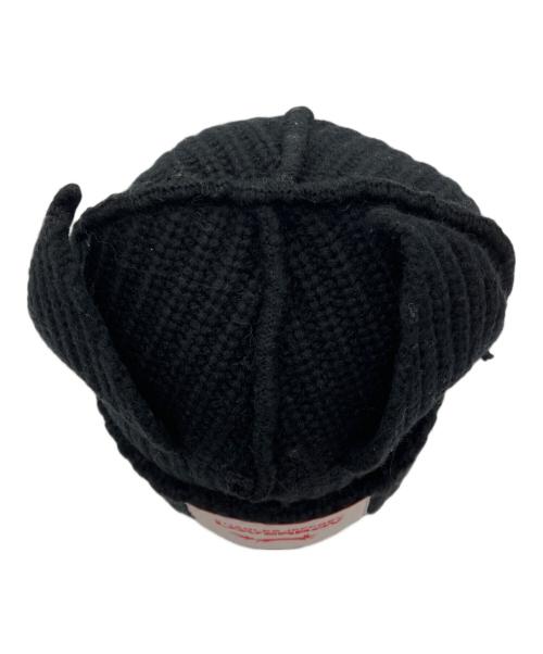 CHARLES JEFFREY LOVERBOY（チャールズ ジェフリー ラバーボーイ）CHARLES JEFFREY LOVERBOY (チャールズ ジェフリー ラバーボーイ) Chunky Ears Beanie/ニットキャップ ブラックの古着・服飾アイテム