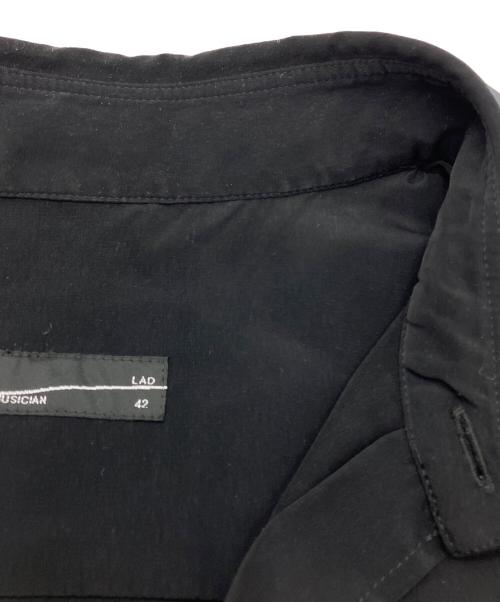 LAD MUSICIAN（ラッドミュージシャン）LAD MUSICIAN (ラッドミュージシャン) DECHINE SUPER BIG SHIRT ブラック サイズ:42の古着・服飾アイテム
