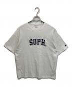 SOPH.×Championソフ×チャンピオン）の古着「別注CREWNECK T-SHIRT」｜ホワイト