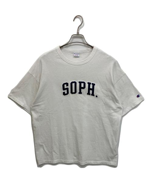 SOPH.（ソフ）SOPH. (ソフ) Champion (チャンピオン) 別注CREWNECK T-SHIRT ホワイト サイズ:Ｍの古着・服飾アイテム