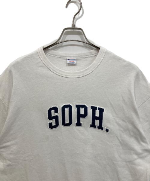 SOPH.（ソフ）SOPH. (ソフ) Champion (チャンピオン) 別注CREWNECK T-SHIRT ホワイト サイズ:Ｍの古着・服飾アイテム
