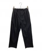 ERA.エラ）の古着「SHRINK TAFFETA CLASSIC PANTS パンツ」｜ブラック