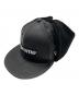 Supreme（シュプリーム）の古着「22AW Leather Earflap Box Logo キャップ」｜ブラック