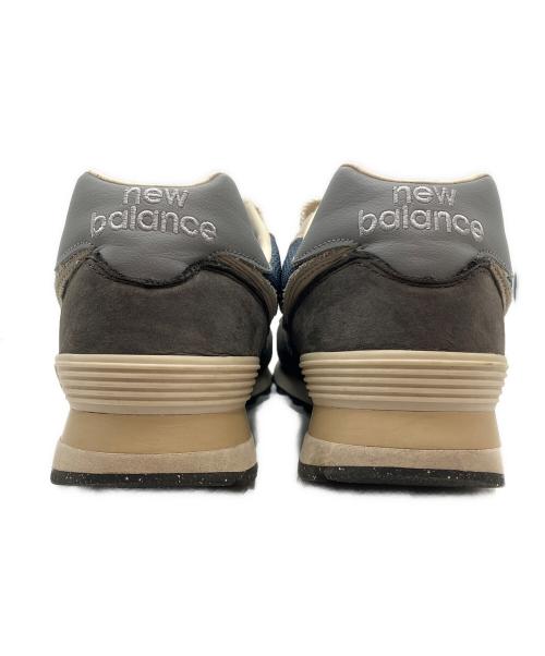NEW BALANCE（ニューバランス）NEW BALANCE (ニューバランス) ローカットスニーカー グレー×ネイビー サイズ:27の古着・服飾アイテム
