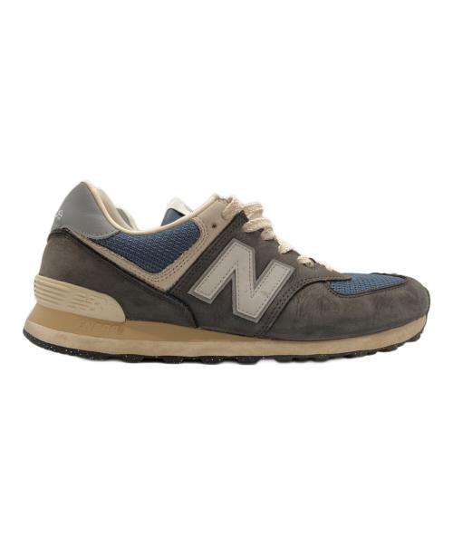 NEW BALANCE（ニューバランス）NEW BALANCE (ニューバランス) ローカットスニーカー グレー×ネイビー サイズ:27の古着・服飾アイテム