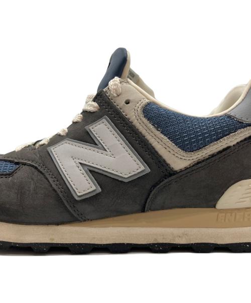 NEW BALANCE（ニューバランス）NEW BALANCE (ニューバランス) ローカットスニーカー グレー×ネイビー サイズ:27の古着・服飾アイテム