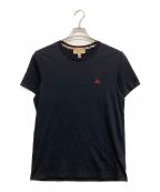 BURBERRYバーバリー）の古着「ロゴ刺繍TEE」｜ブラック