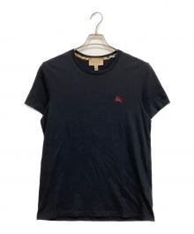 BURBERRY（バーバリー）の古着「ロゴ刺繍TEE」｜ブラック