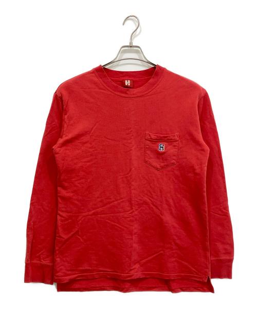 Hysteric Glamour（ヒステリックグラマー）Hysteric Glamour (ヒステリックグラマー) 90Sバックプリントカットソー レッド サイズ:freeの古着・服飾アイテム