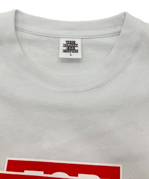 BlackEyePatch（ブラックアイパッチ）BlackEyePatch (ブラックアイパッチ) プリントTシャツ ホワイト サイズ:Lの古着・服飾アイテム