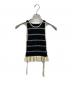 AMERI（アメリ）の古着「MEDI PURIPURI SHORT KNIT TOP」｜ブラック
