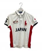 POLO RALPH LAURENポロ・ラルフローレン）の古着「JAPANロゴ ナンバリング ポロシャツ」｜ホワイト