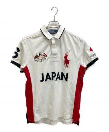 POLO RALPH LAUREN（ポロ・ラルフローレン）の古着「JAPANロゴ ナンバリング ポロシャツ」｜ホワイト