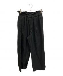 JOURNAL STANDARD（ジャーナルスタンダード）の古着「ウォッシャブルC/LIVIS ワイドパンツ」｜ブラック