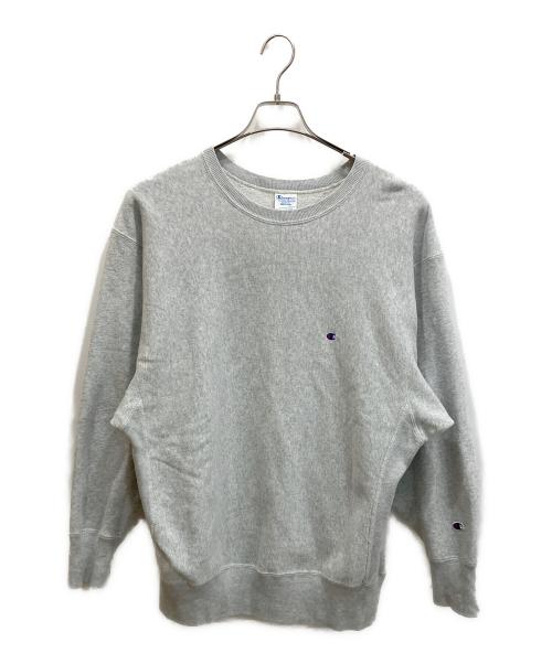 Champion REVERSE WEAVE（チャンピオン リバース ウィーブ）Champion REVERSE WEAVE (チャンピオン リバース ウィーブ) BEAMS (ビームス) 別注クルーネックスウェット グレー サイズ:Mの古着・服飾アイテム