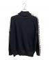 DIESEL (ディーゼル) OUT-OUT-JIP サイドラインニットジャケット ブラック サイズ:M：12000円