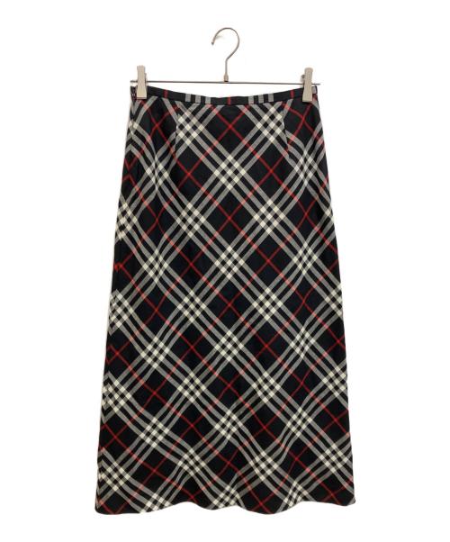 BURBERRY LONDON（バーバリーロンドン）BURBERRY LONDON (バーバリーロンドン) チェックスカート ブラック サイズ:40の古着・服飾アイテム