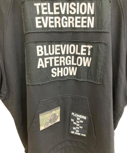 RAF SIMONS（ラフシモンズ）RAF SIMONS (ラフシモンズ) 21SS Television Evergreen Sleeveless Hoodie ブラック サイズ:Sの古着・服飾アイテム