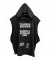 RAF SIMONS（ラフシモンズ）の古着「21SS Television Evergreen Sleeveless Hoodie」｜ブラック